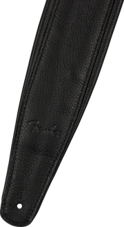 FENDER PREMIUM LEATHER STRAP BLACK