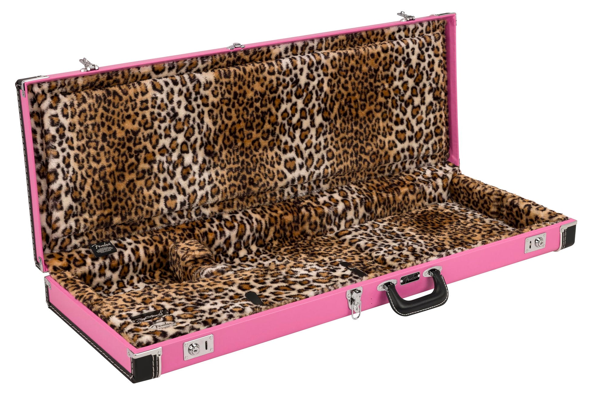 FENDER STRUMMER CASE PINK LEOPARD
