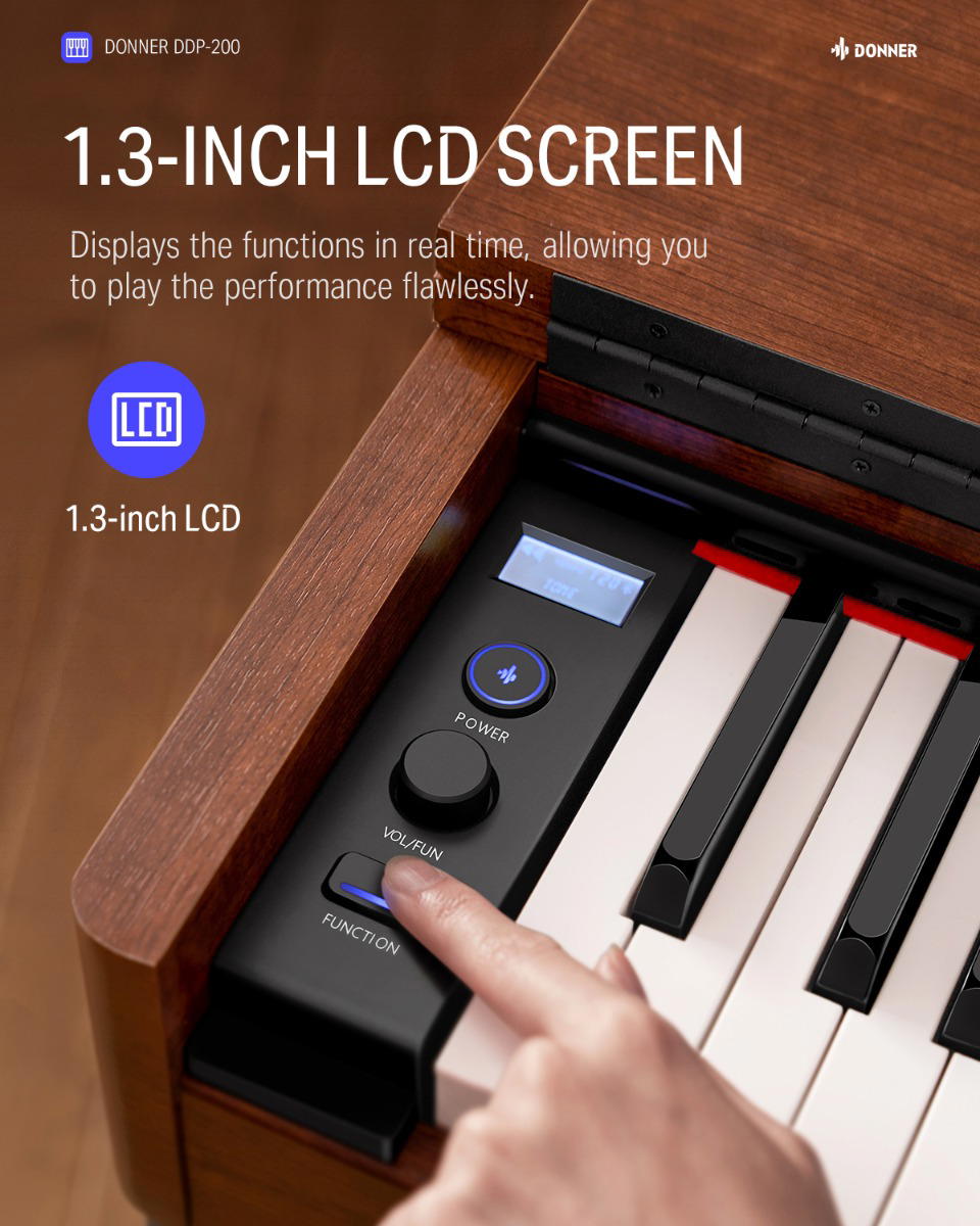 DONNER DDP-200 Piano Digital con mueble