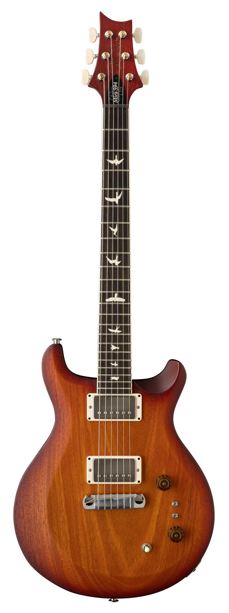 PRS GUITARS S2 MIRA 594 SATIN DARK CHERRY SUNBURST