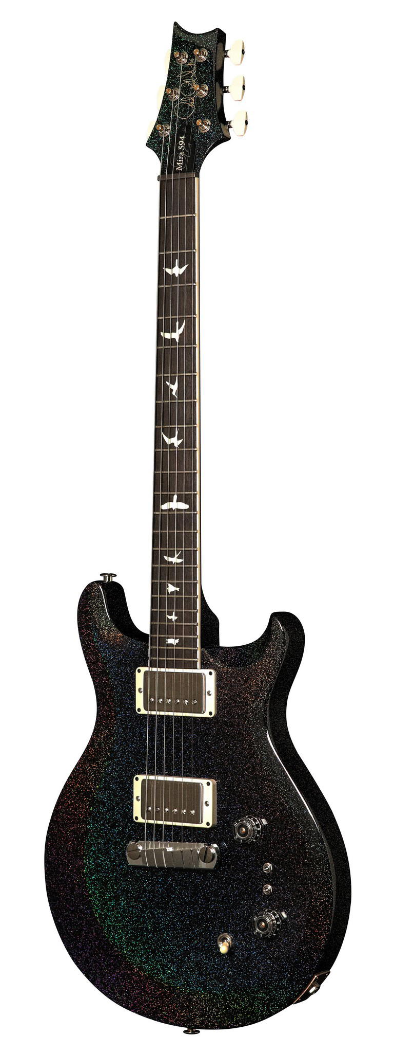 PRS GUITARS S2 MIRA 594 BLACK RAINBOW HOLOFLAKE