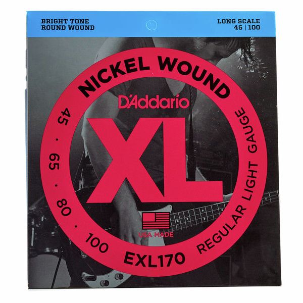 D'Addario EXL170, Cuerdas de bajo 45-100