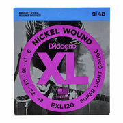 D'Addario EXL120, Cuerdas guitarra eléctrica 9-42