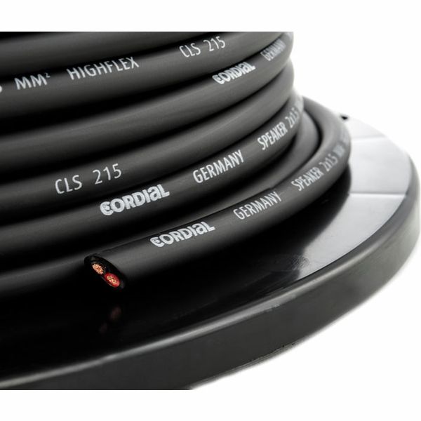 Cordial CLS 215 FRNC Cable de altavoz 2 x 1,5 libre de halógenos Bobina