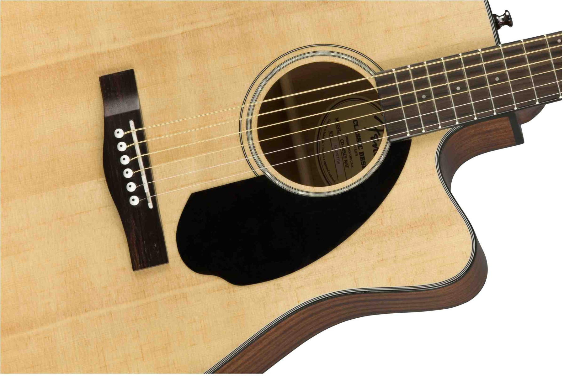 FENDER CD-60SCE NATURAL WN