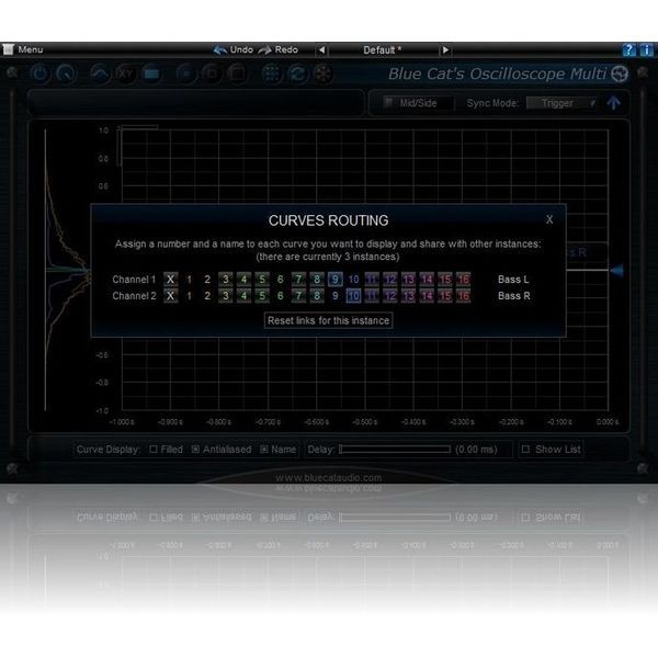 Blue Cat OsciloscopeMulti