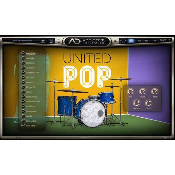Addictive Drums 2: Custom XL Collection