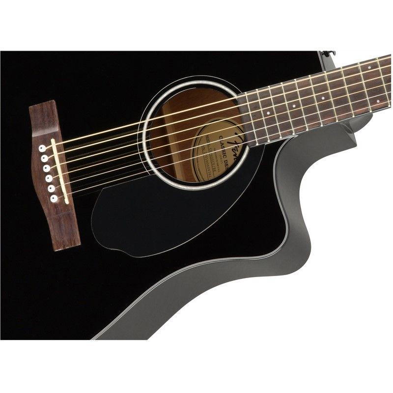 FENDER CD-60SCE NEGRA WN