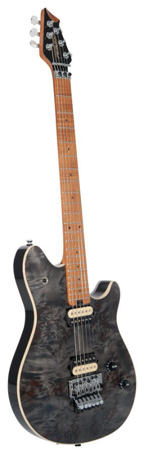 PEAVEY HP 2 Tremolo Poplar BURL RM Trans Black
