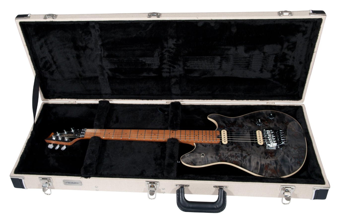 PEAVEY HP 2 Tremolo Poplar BURL RM Trans Black