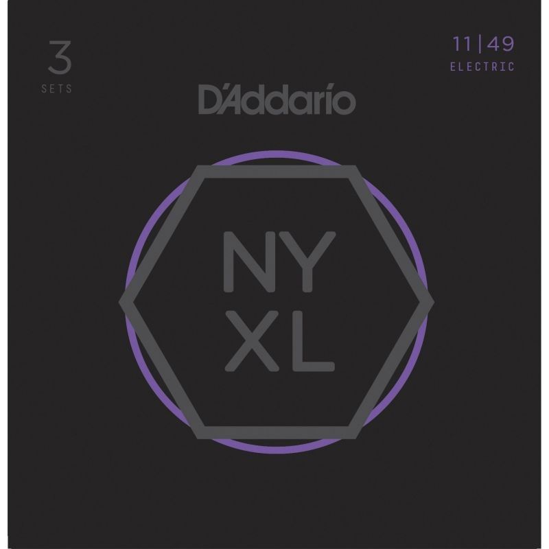 DADDARIO NYXL 11-49 PACK 3 JUEGOS