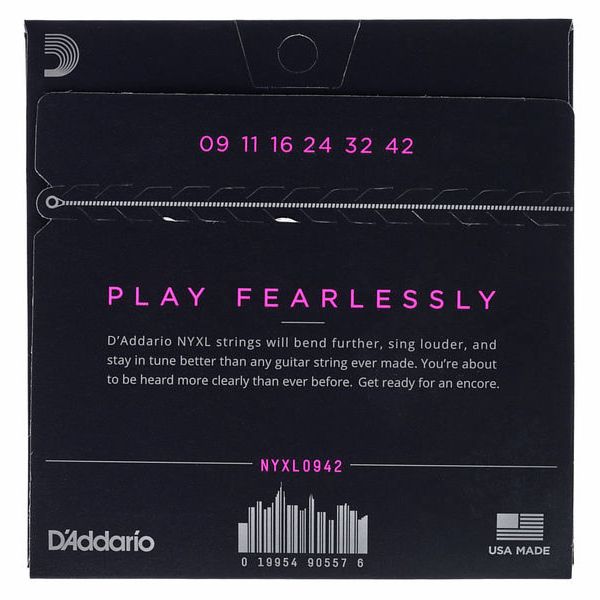 D'Addario NYXL0942, Cuerdas de guitarra eléctrica