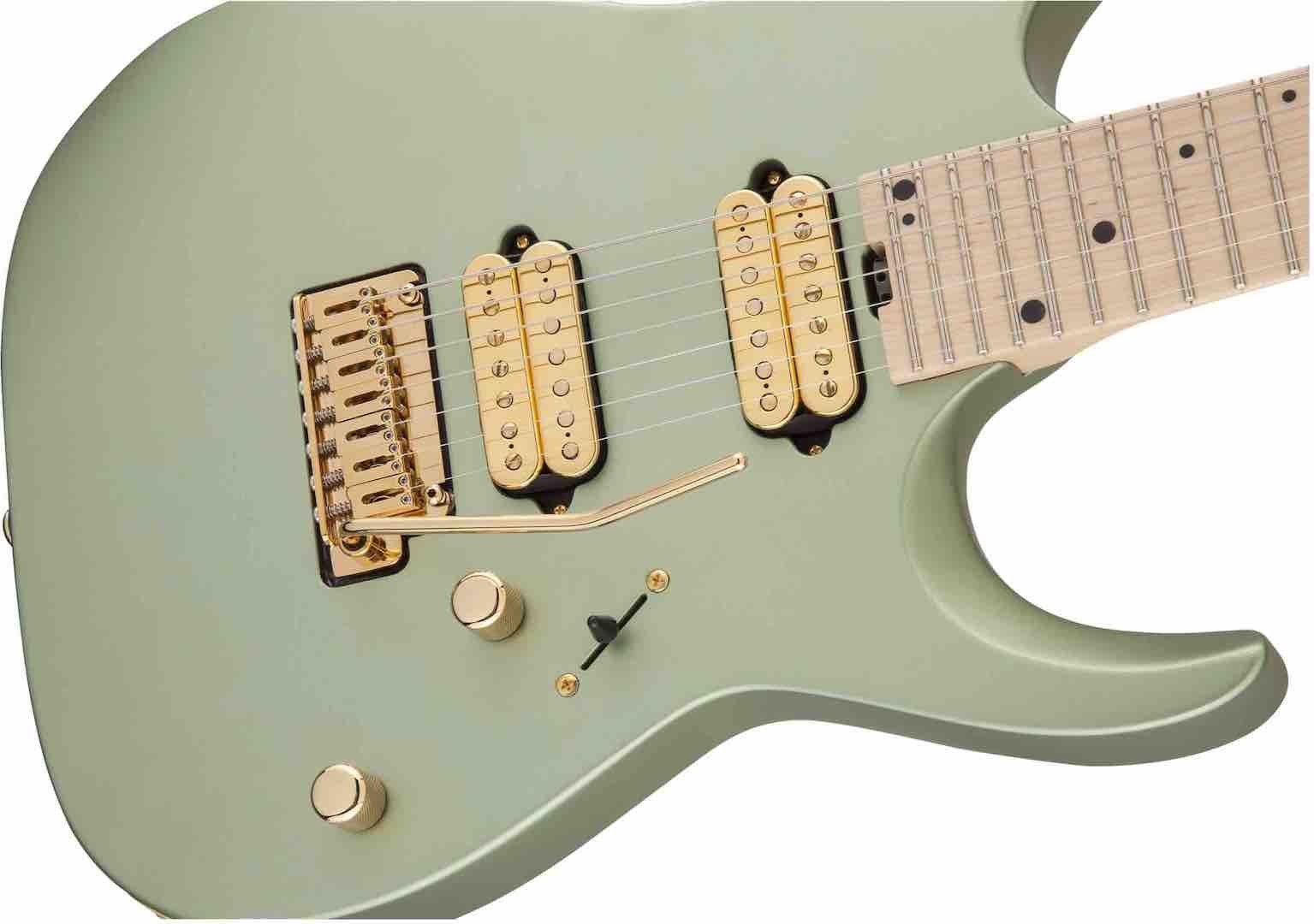 CHARVEL DK24-7 NOVA ANGEL VIVALDI SIGN SAGE GREEN 7 CUERDAS