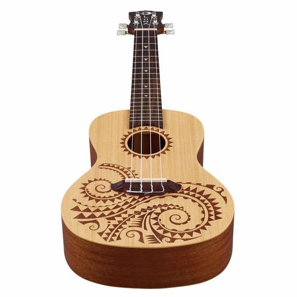 LUNA UKE TATTOO SPRUCE CONCERT W/GIGBAG