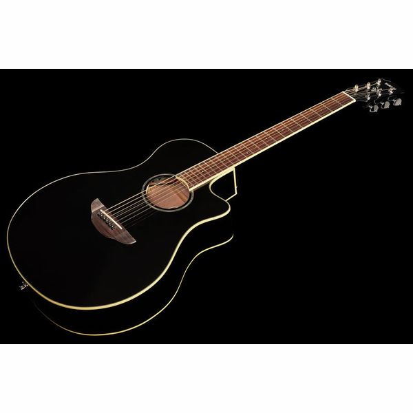Yamaha Apx 600 BL Negra Guitarra Electroacústica