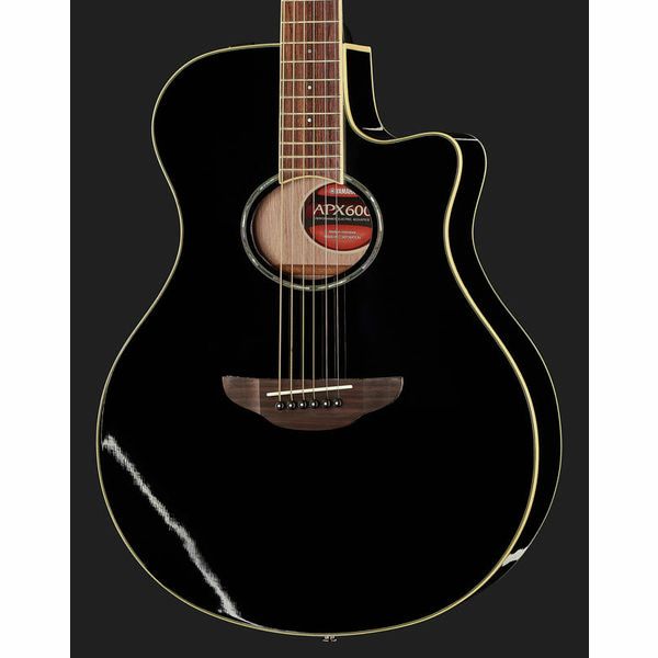Yamaha Apx 600 BL Negra Guitarra Electroacústica
