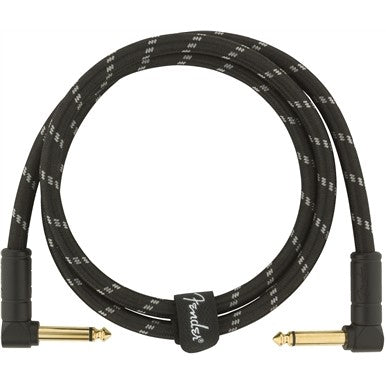 FENDER CABLE DELUXE TWEED NEGRO 90 CM ACODADOS