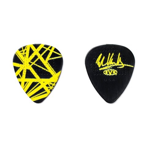 DUNLOP LATA EVH NEGRO Y AMARILLO