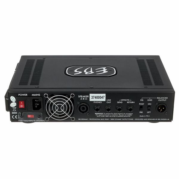 EBS AMPLIFICADOR BAJO CABEZAL REIDMAR 502 - 500W
