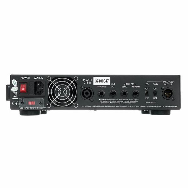 EBS AMPLIFICADOR BAJO CABEZAL REIDMAR 502 - 500W