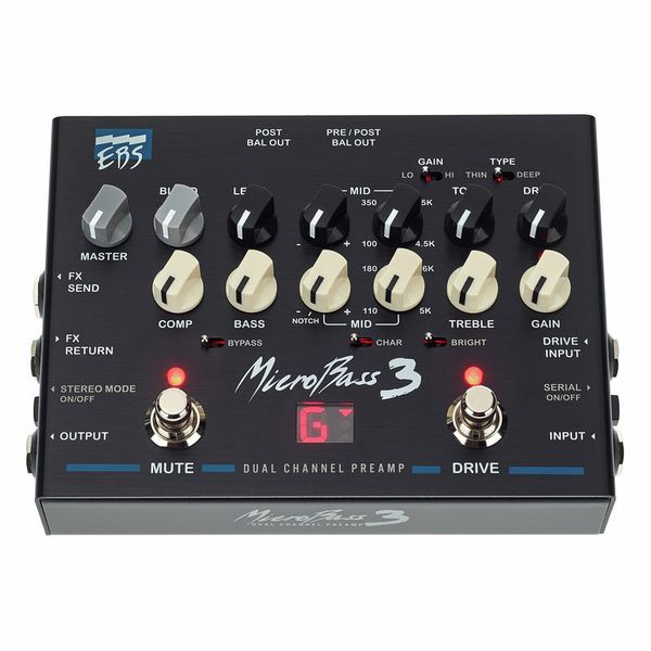 EBS PREAMPLIFICADOR MICROBASS PROFESSIONAL 