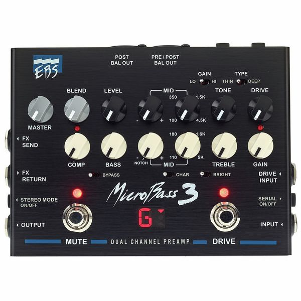 EBS PREAMPLIFICADOR MICROBASS PROFESSIONAL 