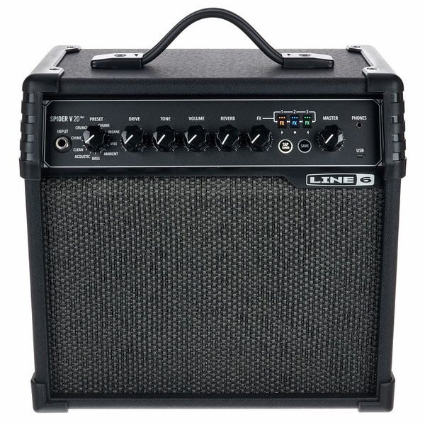 LINE 6 SPIDER V 20 MKII AMPLIFICADOR GUITARRA
