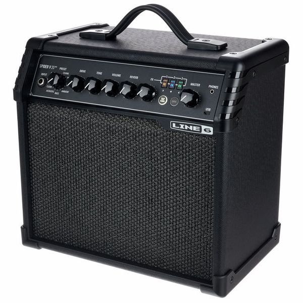 LINE 6 SPIDER V 20 MKII AMPLIFICADOR GUITARRA