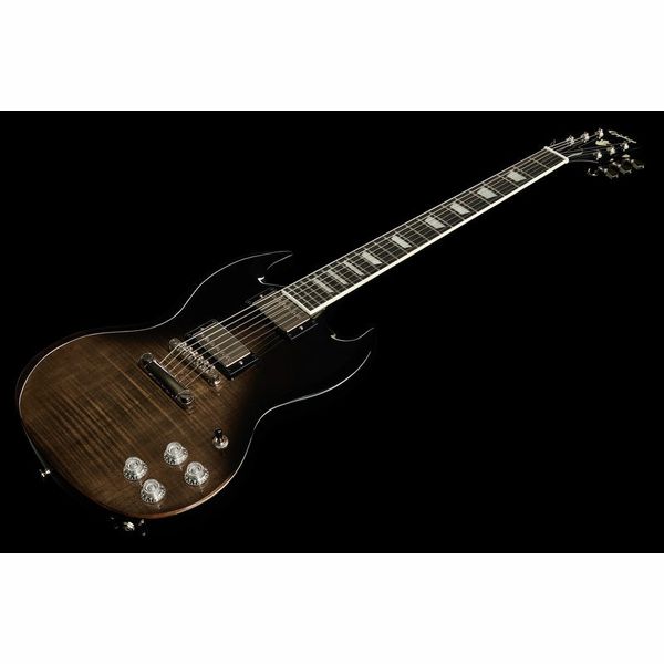 EPIPHONE SG MODERN FIGURED TRANS BLACK FADE
