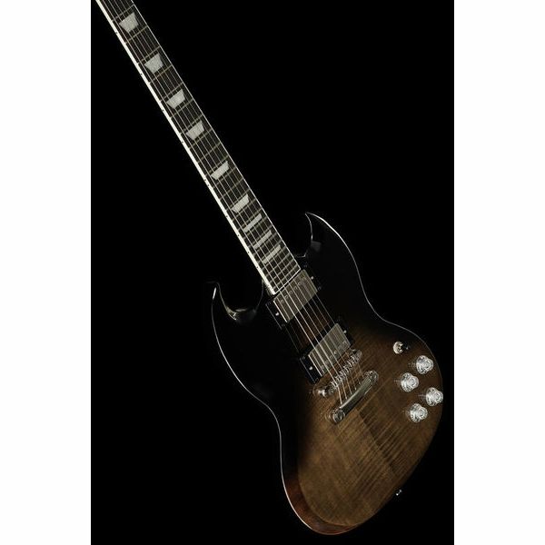 EPIPHONE SG MODERN FIGURED TRANS BLACK FADE