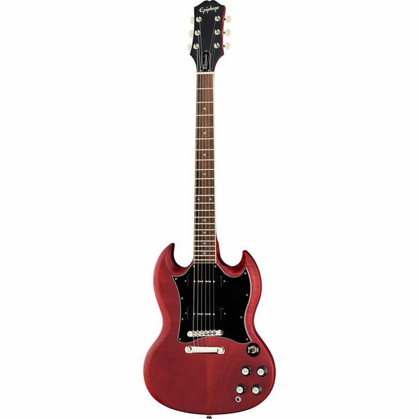 EPIPHONE SG CLASSIC P-90S WORN CHERRY