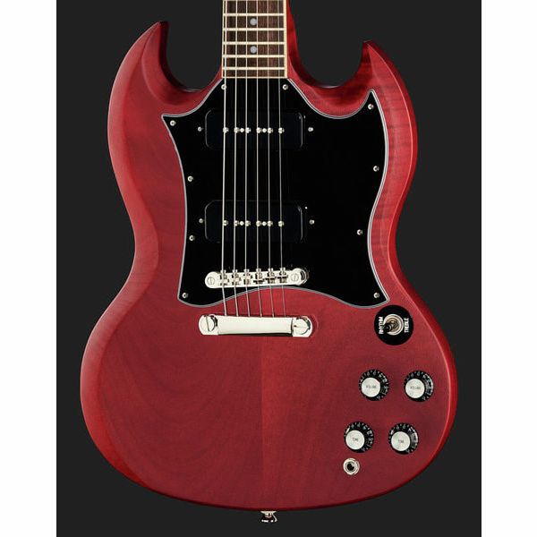 EPIPHONE SG CLASSIC P-90S WORN CHERRY