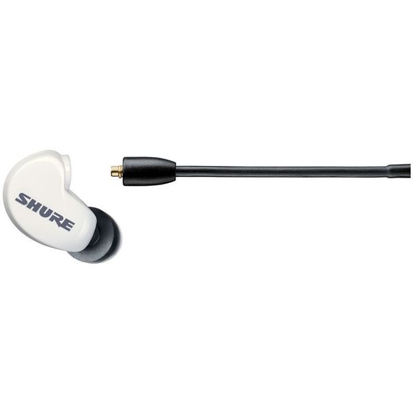 Shure SE215 con cable removible RMCE-UNI. Mic y control. Blanco