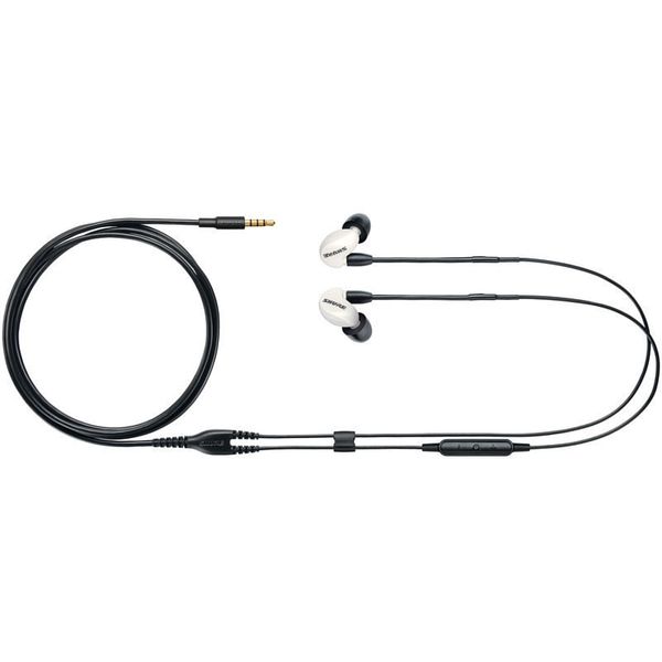 Shure SE215 con cable removible RMCE-UNI. Mic y control. Blanco