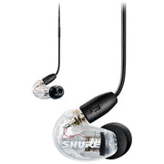 Shure SE215 con cable removible RMCE-UNI. Mic y control. Transparente