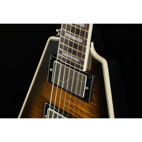 EPIPHONE FLYING V PROPHECY AGED YELLOW TIGER