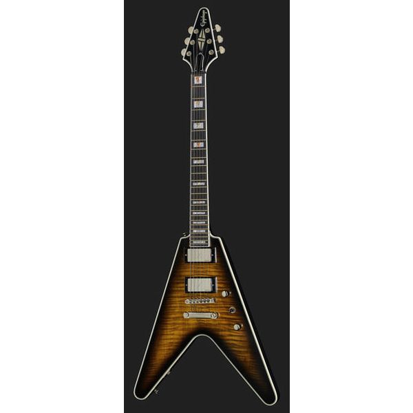 EPIPHONE FLYING V PROPHECY AGED YELLOW TIGER