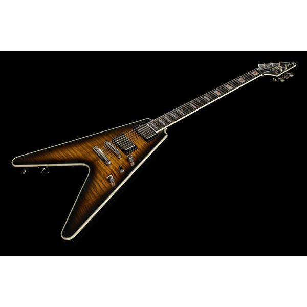 EPIPHONE FLYING V PROPHECY AGED YELLOW TIGER