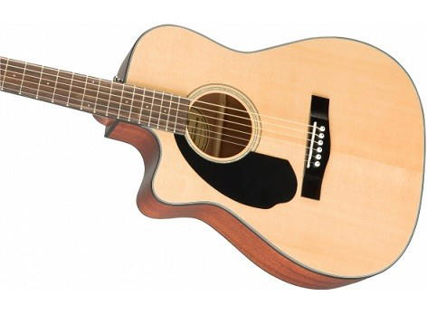 FENDER CD-60SCE DREADNOUGHT NATURAL WN ZURDO