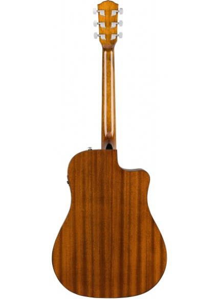 FENDER CD-60SCE DREADNOUGHT NATURAL WN ZURDO