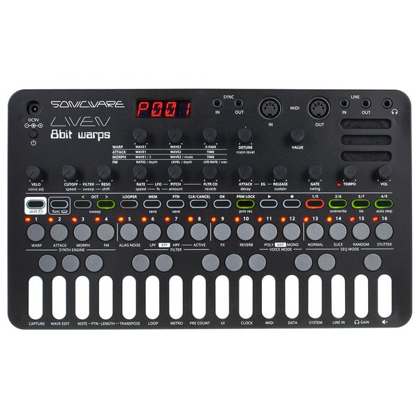 SONICWARE LIVEN 8bit warps