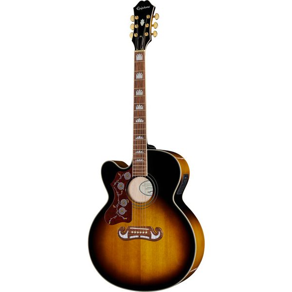 EPIPHONE J-200 EC STUDIO SOLID TOP FISHMAN ZURDO V