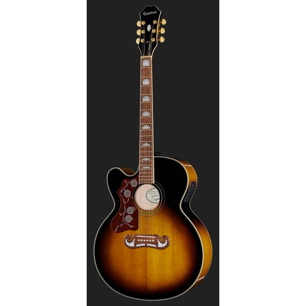 EPIPHONE J-200 EC STUDIO SOLID TOP FISHMAN ZURDO V