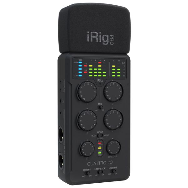 IK Multimedia iRig Pro Quattro I/O Deluxe