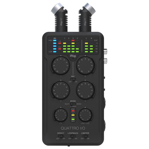 IK Multimedia iRig Pro Quattro I/O Deluxe