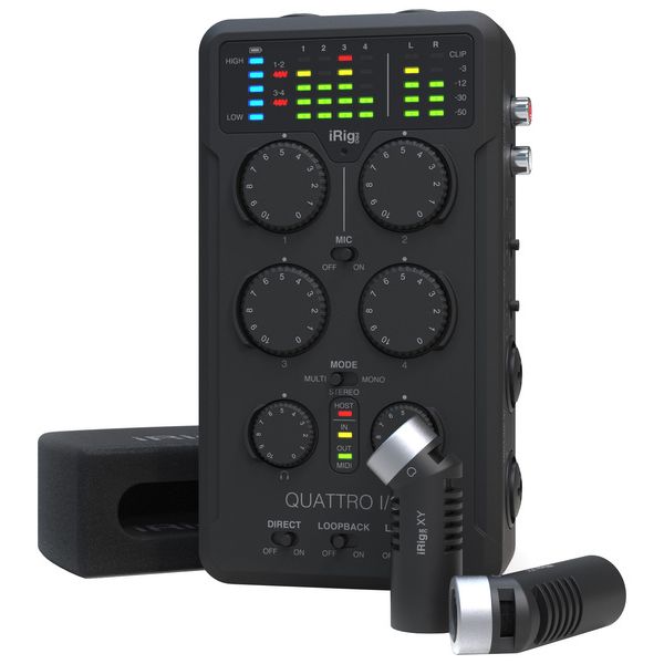 IK Multimedia iRig Pro Quattro I/O Deluxe
