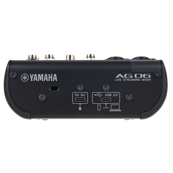 Yamaha AG06MK2B Mezclador de 6 canales USB