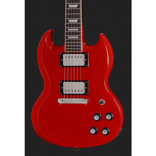EPIPHONE POWER PLAYERS SG CON FUNDA Y ACC LAVA RED