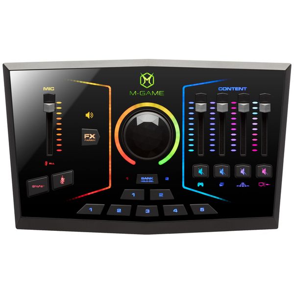 M-Game Dual RGB Interfaz de Audio Gamer/Stream