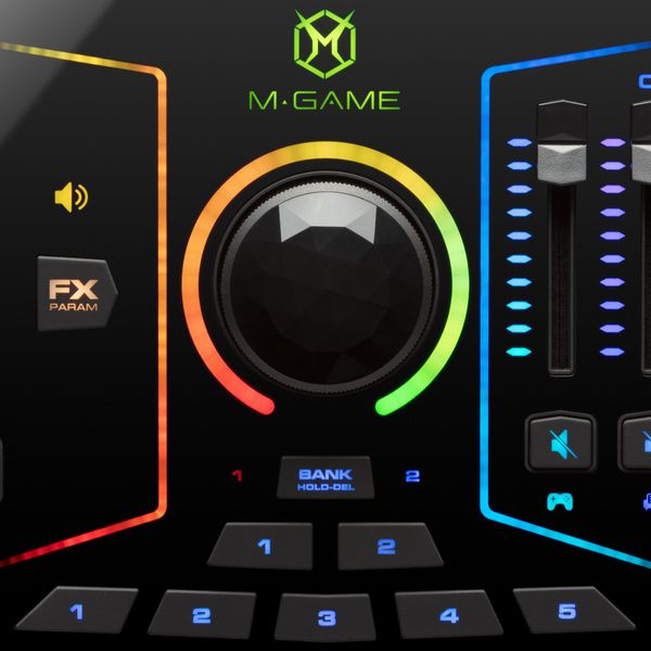 M-Game Dual RGB Interfaz de Audio Gamer/Stream